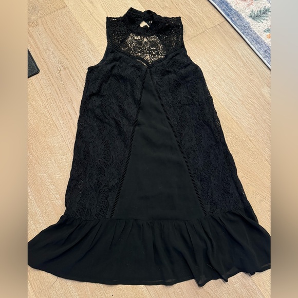 Abercrombie & Fitch Black Lace Tunic Dress - Picture 3 of 6